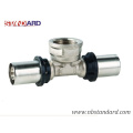 Press Pex-Al-Pex Fitting/Female Thread Brass Fitting for Pex-Al-Pex Pipe